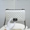 69304b86f09edb6de4c4e4c0 Chanel Genuine Lambskin Bag with Original Hardware - Antique Silver, 25x15x8cm