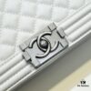 69304b88f09edb6de4c4e4c1 Chanel Genuine Lambskin Bag with Original Hardware - Antique Silver, 25x15x8cm