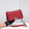 69304b97f09edb6de4c4e4d4 Chanel Genuine Lambskin Bag with Original Hardware - Full Lamb Leather, Thickened Electroplated Metal Accessories