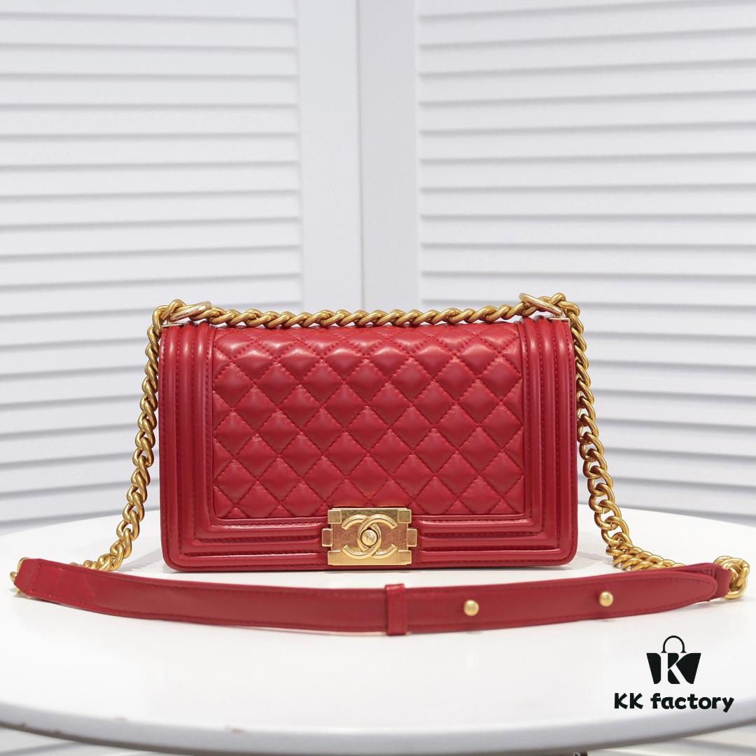 69304b9bf09edb6de4c4e4d7 Chanel Genuine Lambskin Bag with Original Hardware - Full Sheepskin with Thickened Electroplated Gold Fittings, Premium Craftsmanship, Real Stock and Photos