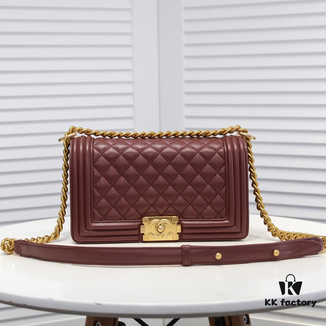 69304ba8f09edb6de4c4e4e9 Chanel Genuine Lambskin Handbag with Original Hardware - Full Sheepskin with Thickened Electroplated Gold-Tone Fittings