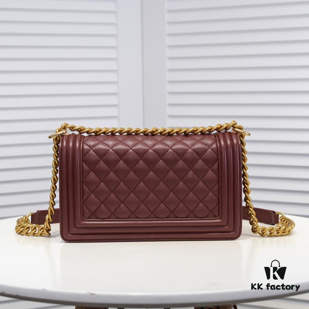 69304baaf09edb6de4c4e4ec Chanel Genuine Lambskin Handbag with Original Hardware - Full Sheepskin with Thickened Electroplated Gold-Tone Fittings
