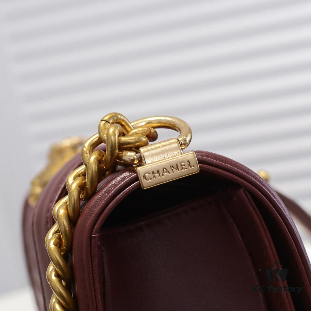 69304badf09edb6de4c4e4ee Chanel Genuine Lambskin Handbag with Original Hardware - Full Sheepskin with Thickened Electroplated Gold-Tone Fittings