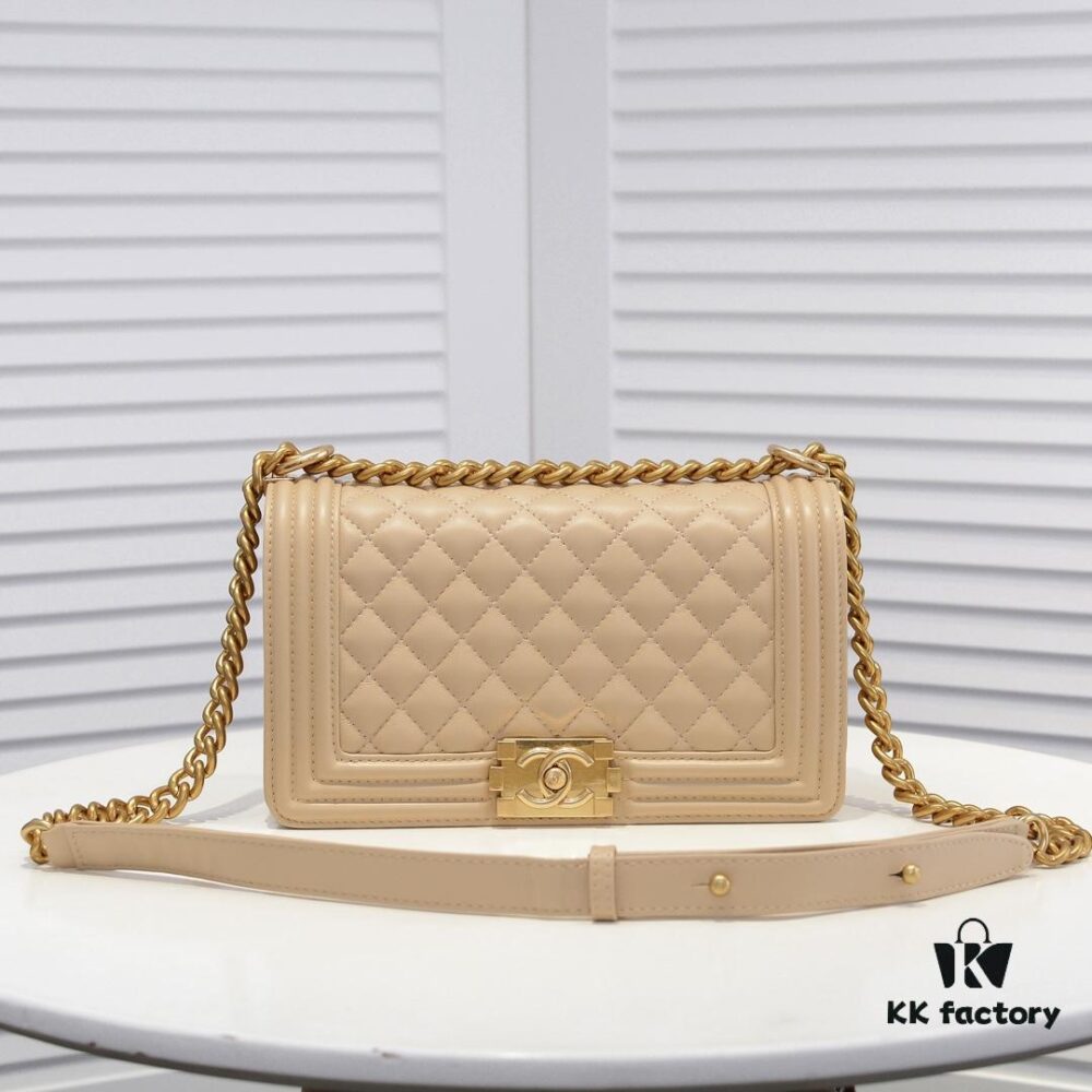 69304bc1f09edb6de4c4e511 Chanel Crown Lamb Leather Bag with Full Sheepskin and Original Hardware - Thickened Electroplated Metal Fittings, High-Quality Craftsmanship, Soft Scratch-Resistant Base, Durable and Stylish