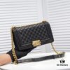 69304bcbf09edb6de4c4e523 Chanel Crown Lambskin Bag with Original Hardware - Full Sheepskin with Thickened Electroplated Metal Fittings