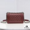 69304bd0f09edb6de4c4e52d Chanel Genuine Lambskin Bag with Original Hardware - Full Sheepskin, Thickened Electroplated Metal Fittings, Premium Craftsmanship, Resizable Base with Elastic Recovery, High-End Quality, Fits Perfectly in Display Cabinet, Size 20*12*7cm, Model No. 67085