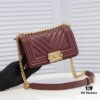 69304bd4f09edb6de4c4e536 Chanel Small Lamb Leather Bag with Full Sheepskin and Original Hardware - Thickened Electroplated Metal Fittings, Premium Craftsmanship, Real Stock Photo