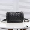 69304bdbf09edb6de4c4e542 Chanel Crown Lambskin Handbag with Original Hardware - Full Sheepskin with Thickened Electroplated Metal Fittings