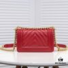 69304be8f09edb6de4c4e559 Chanel Crown Lambskin Handbag with Original Hardware - Full Sheepskin with Thickened Electroplated Metal Fittings