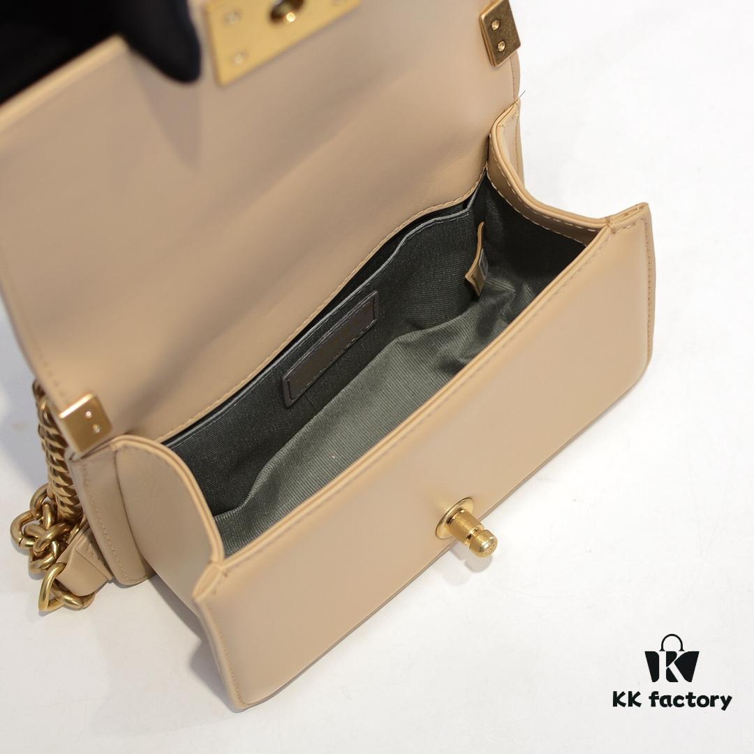 69304bf5f09edb6de4c4e570 Chanel Crown Lambskin Bag with Original Hardware - Full Sheepskin with Thickened Electroplated Metal Fittings