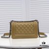 69304c0af09edb6de4c4e594 Chanel Crown Lambskin Bag with Original Hardware - Full Sheepskin, Thickened Electroplated Metal, High-Quality Craftsmanship, Real Stock and Photos