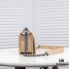 69304c12f09edb6de4c4e5a6 Chanel Crown Lambskin Handbag with Full Sheepskin and Original Hardware, Thickened Electroplated Metal Fittings