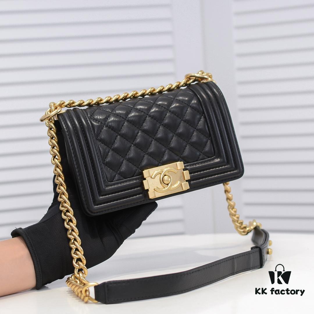 69304c24f09edb6de4c4e5c2 Chanel Crown Lambskin Bag with Full Sheepskin and Original Hardware - Premium Quality, Thickened Electroplated Metal Fittings