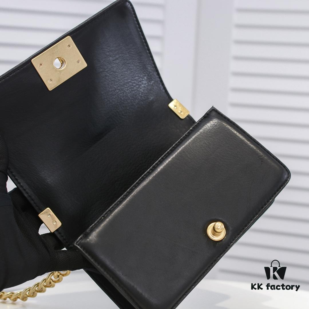 69304c27f09edb6de4c4e5c5 Chanel Crown Lambskin Bag with Full Sheepskin and Original Hardware - Premium Quality, Thickened Electroplated Metal Fittings