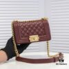 69304c32f09edb6de4c4e5d4 Chanel Crown Lambskin Bag with Original Hardware - Full Sheepskin, Thickened Electroplated Metal, High-Quality Craftsmanship, Premium Look and Durability