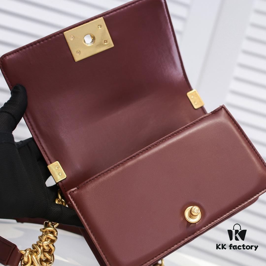 69304c32f09edb6de4c4e5d5 Chanel Crown Lambskin Bag with Original Hardware - Full Sheepskin, Thickened Electroplated Metal, High-Quality Craftsmanship, Premium Look and Durability