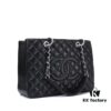 Chanel Hampstead Shopping Tote Bag - Authentic Imported French Lambskin, Top-Quality Original Hardware