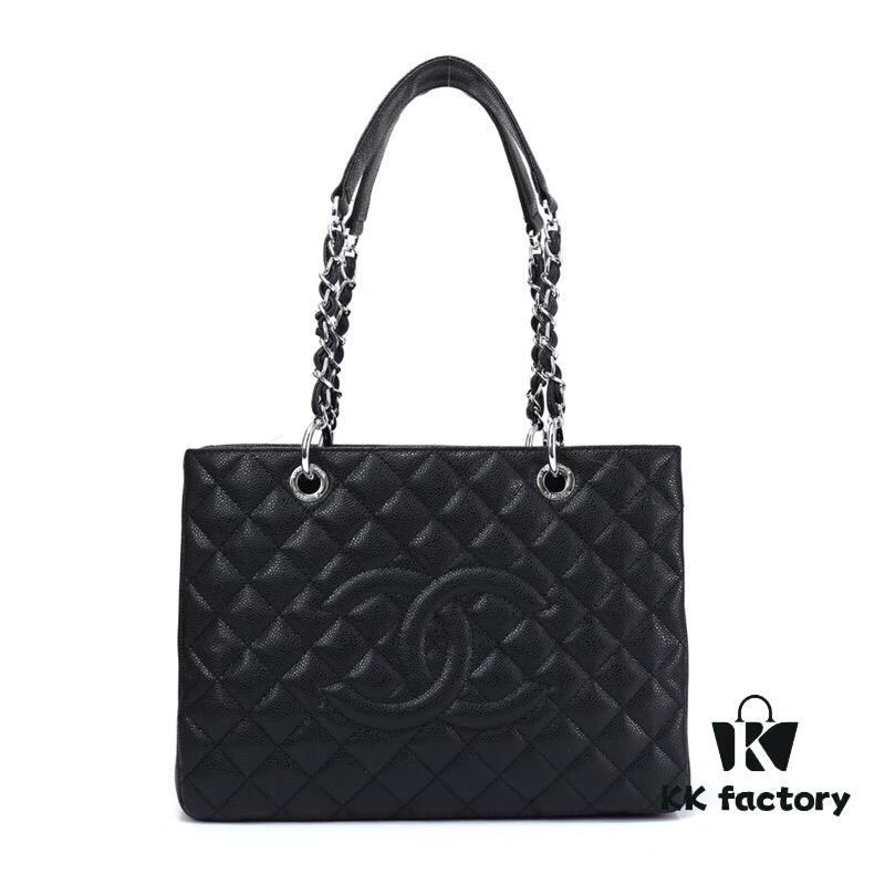 69304c44f09edb6de4c4e5f6 Chanel Hampstead Shopping Tote Bag, Genuine French Imported Calfskin with Quilted Texture, Premium Original Hardware, One Size Fits All