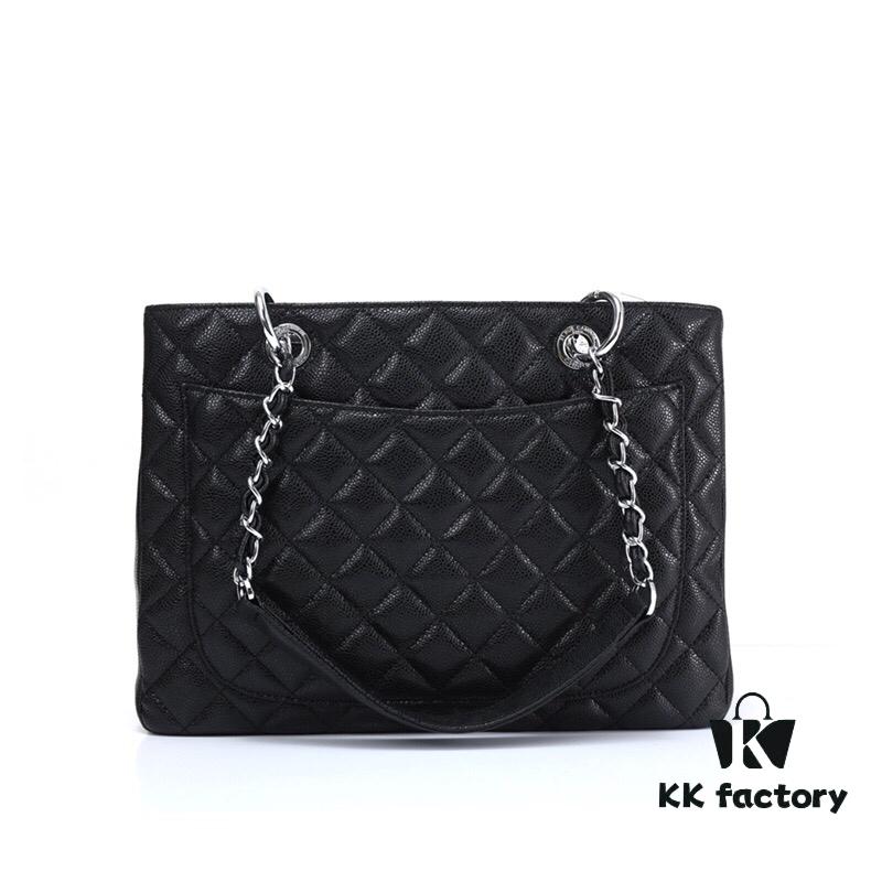 69304c50f09edb6de4c4e608 Chanel Hampstead Shopping Tote Bag, Genuine French Imported Calfskin with Quilted Texture, Premium Original Hardware, One Size Fits All