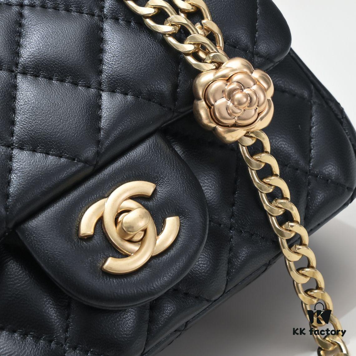 69304c63f09edb6de4c4e629 Small CHANEL Camellia Slide Buckle Series 9101