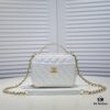 69304c6cf09edb6de4c4e63c Chanel Official Website Caviar Handle Letter Bag Double C Camera Chain Crossbody Bag, Model No. 9081, Size: 20*9*15cm