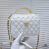69304c6ef09edb6de4c4e642 Chanel Official Website Caviar Handle Letter Bag Double C Camera Chain Crossbody Bag, Model No. 9081, Size: 20*9*15cm