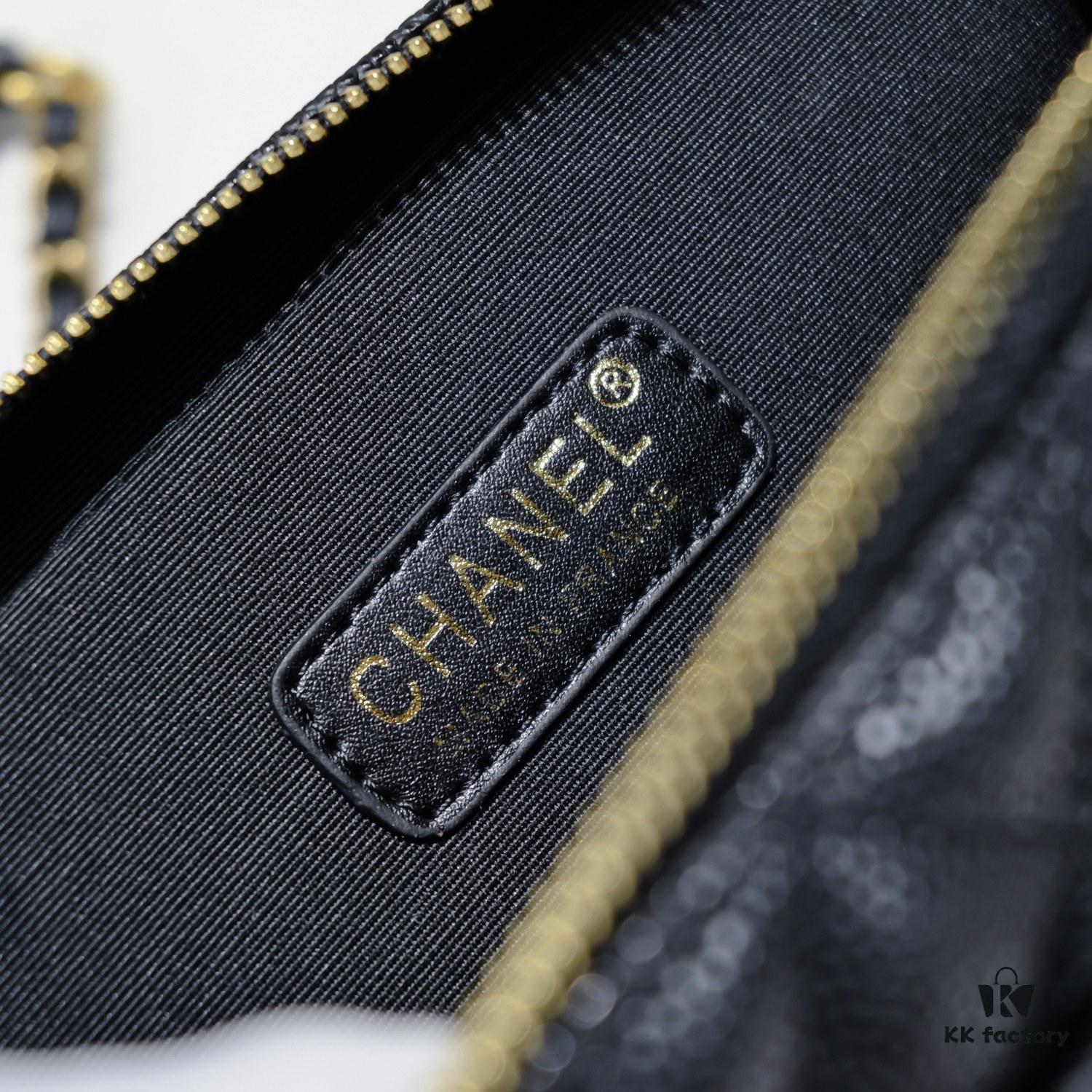 Chanel Official Website, Caviar Handle Letter Bag Double C Camera Chain Crossbody Bag, Model No. 9081, Size: 20*9*15cm