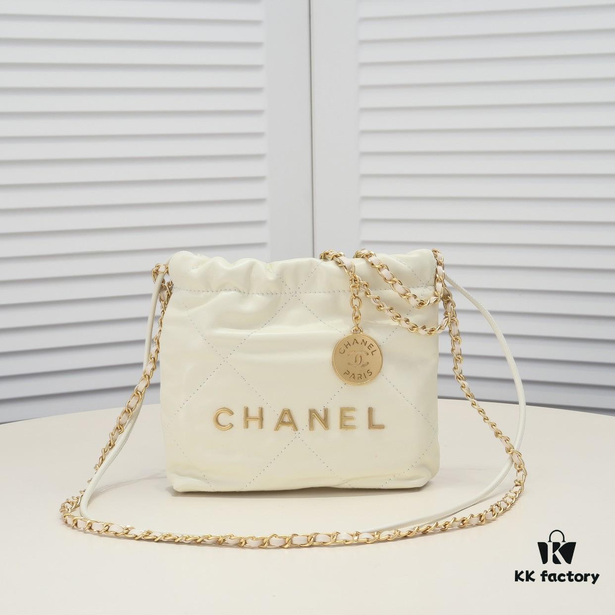 69304c77f09edb6de4c4e651 Chanel Mini 22 Bag in Classic Black from Spring/Summer 2023 Collection