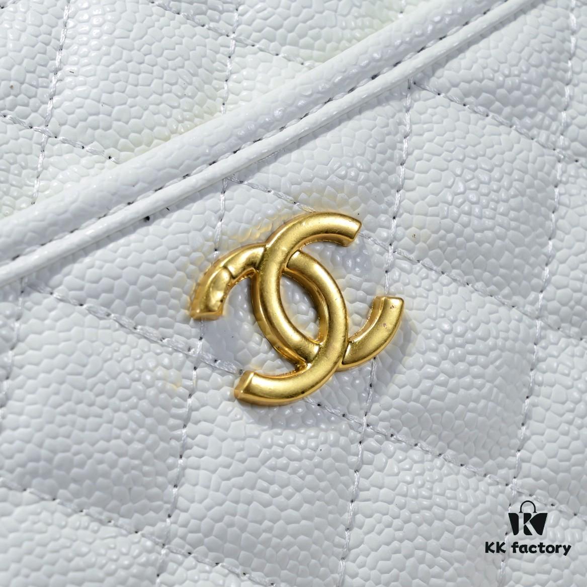 69304c7af09edb6de4c4e65a Chanel Official Website Caviar Handle Letter Bag Double C Camera Chain Crossbody Bag, Model No. 9081, Size: 20*9*15cm