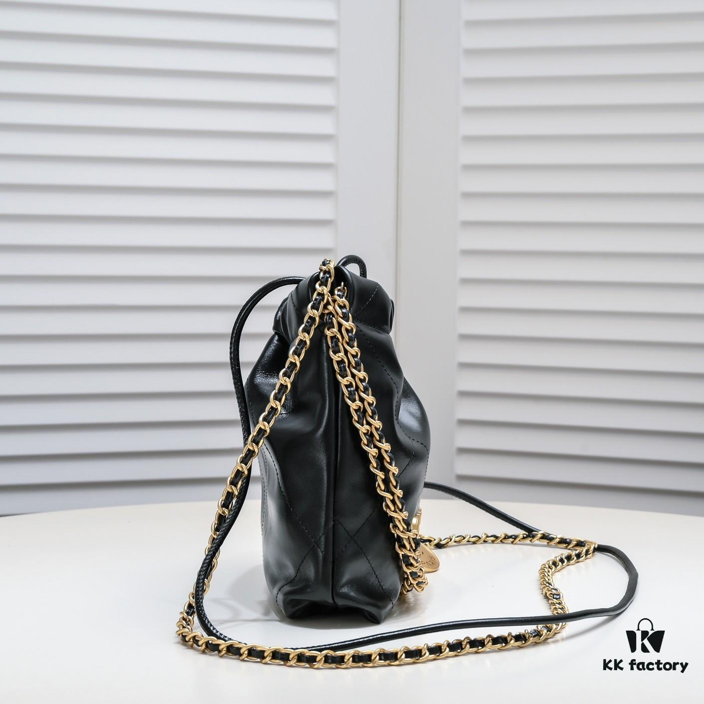 69304c7cf09edb6de4c4e65e Chanel Mini 22 Bag in Classic Black from the Spring/Summer 2023 Collection