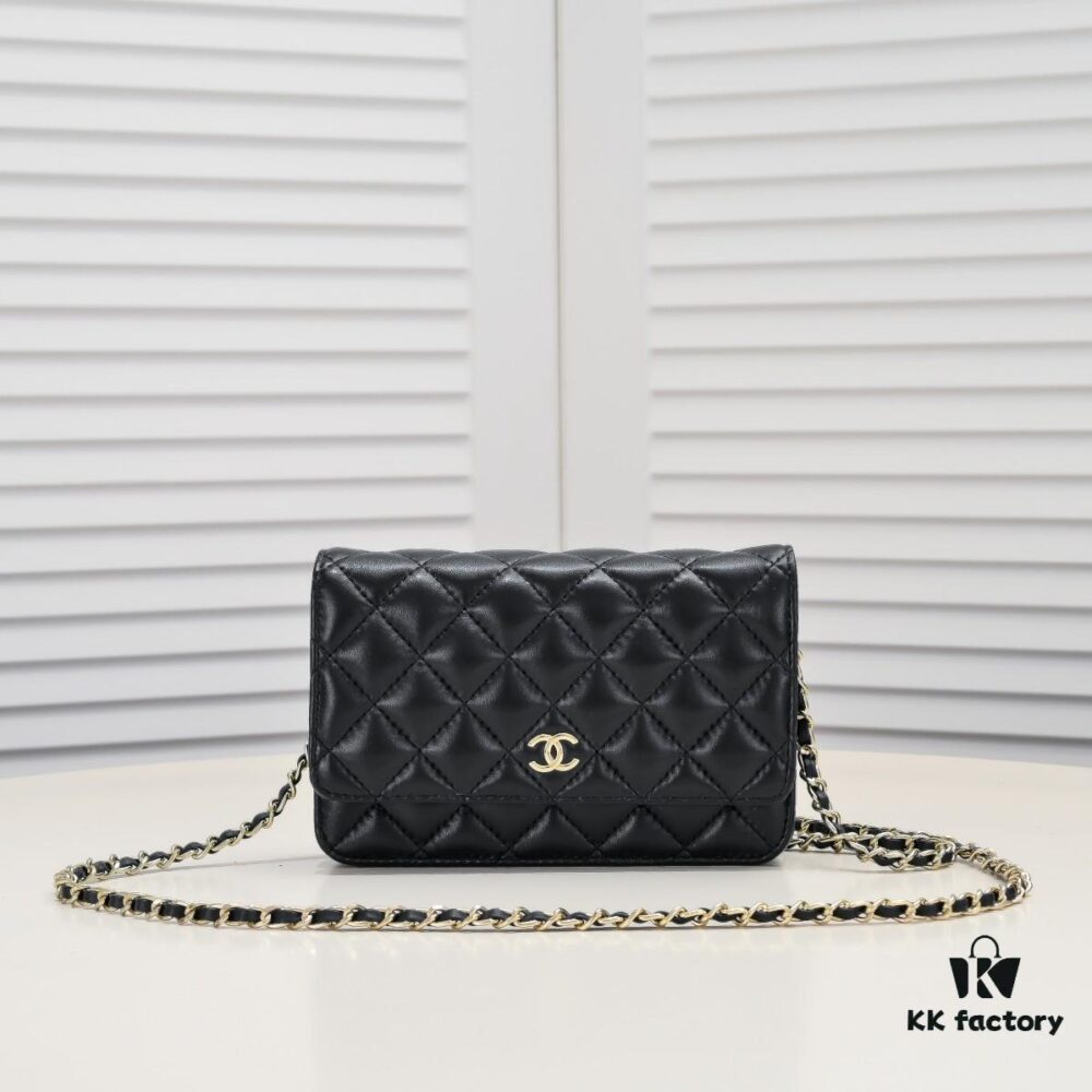 69304c86f09edb6de4c4e674 CHANEL WOC Classic Small Fortune Bag in Full Lambskin with Original Hardware