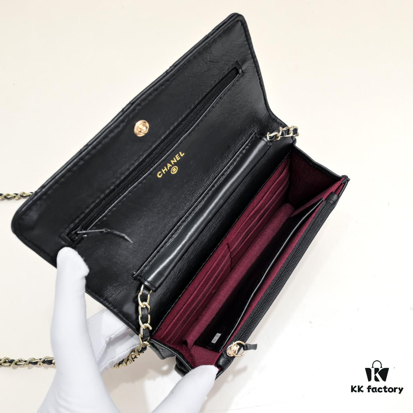 69304c8cf09edb6de4c4e67f CHANEL WOC Classic Small Fortune Bag in Full Lambskin with Original Hardware