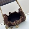 69304cc3f09edb6de4c4e6d6 Mini Matte Chanel 25C Hobo Bag in Suede, Fringe Crossbody Bucket Bag with Vintage Coin Toggle Drawstring, Quilted Design and Classic Chain Strap