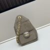 69304ccbf09edb6de4c4e6e1 Mini Matte Chanel 25C Hobo Bag in Suede, Fringe Crossbody Bucket Bag with Vintage Gold Coin Toggle Drawstring, Diamond Quilting, Classic Chain Strap