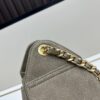 69304cccf09edb6de4c4e6e3 Mini Matte Chanel 25C Hobo Bag in Suede, Fringe Crossbody Bucket Bag with Vintage Gold Coin Toggle Drawstring, Diamond Quilting, Classic Chain Strap