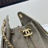69304ccef09edb6de4c4e6e5 Mini Matte Chanel 25C Hobo Bag in Suede, Fringe Crossbody Bucket Bag with Vintage Gold Coin Toggle Drawstring, Diamond Quilting, Classic Chain Strap