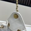 Mini Chanel 25C Hobo Bag in Suede Matte Finish - Vintage Coin Button Drawstring Bucket Bag with Quilted Pattern and Retro Black-Gold Chain