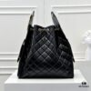 69304ce5f09edb6de4c4e70b Large Upgraded Chanel 25C Hobo Bag in Oil-Waxed Calfskin - Vintage Gold-Tone Buckle Drawstring Bucket Bag with Quilted Pattern, Retro Black and Gold, Classic Chain Design