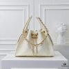 69304ce8f09edb6de4c4e70f Upgraded Chanel 25C Hobo Bag in Quilted Calfskin - Vintage Hip Bag, Small Bucket Bag with Retro Gold Coin Toggle Drawstring, Diamond Quilting, and Classic Chain Design