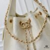 69304cecf09edb6de4c4e717 Upgraded Chanel 25C Hobo Bag in Quilted Calfskin - Vintage Hip Bag, Small Bucket Bag with Retro Gold Coin Toggle Drawstring, Diamond Quilting, and Classic Chain Design