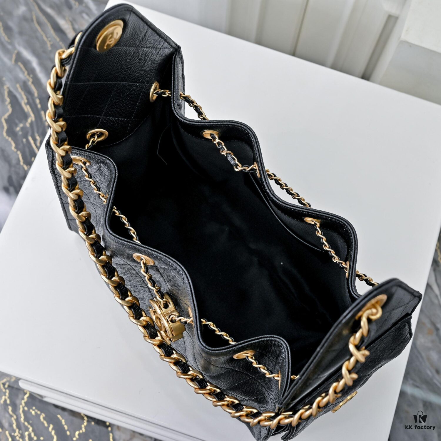 69304cf3f09edb6de4c4e71d Upgraded Chanel 25C Style Hobo Bag in Quilted Calfskin - Vintage Hip Bag, Small Bucket Tote with Retro Gold-Tone Buckle Drawstring, Diamond Quilting, Classic Chain Design