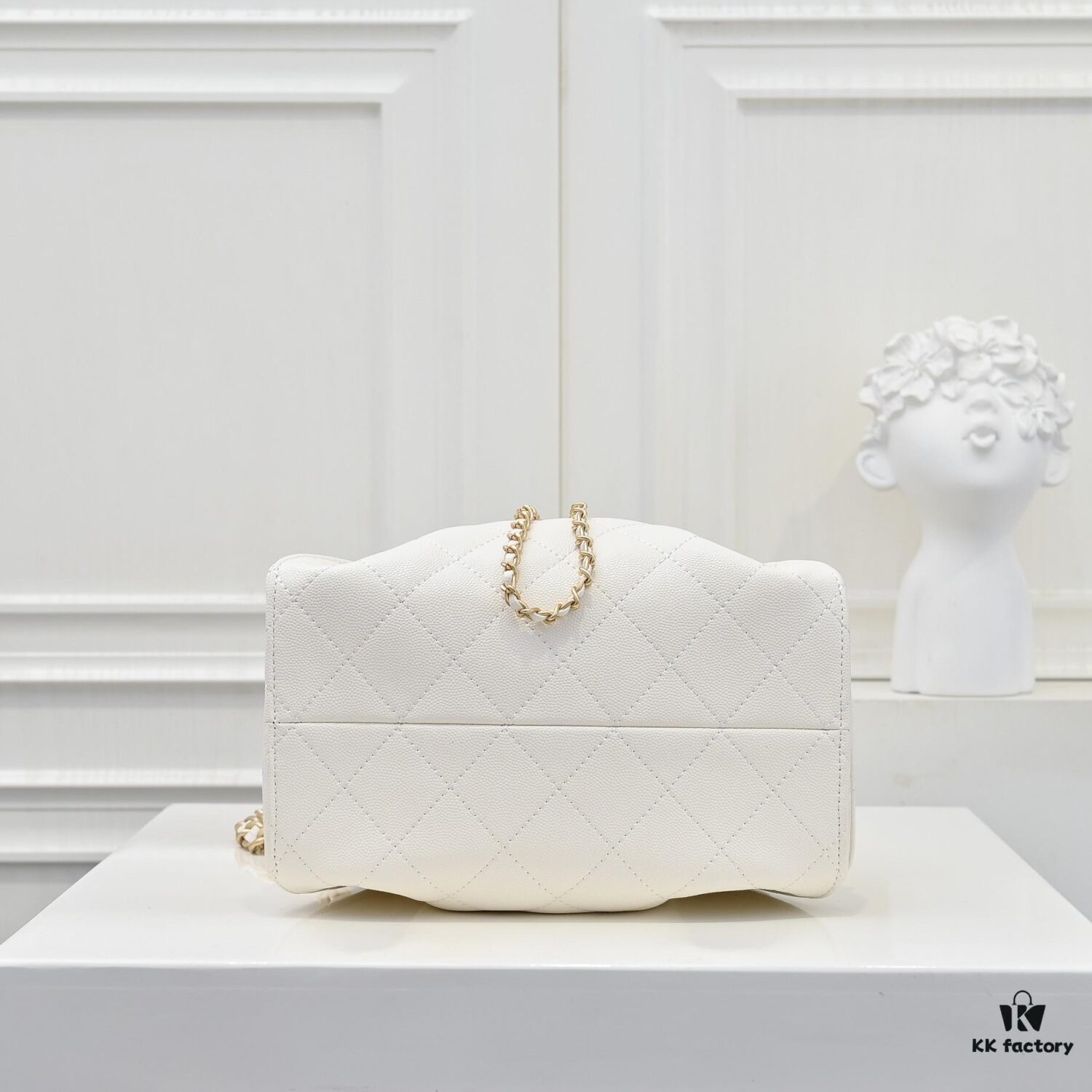 69304d08f09edb6de4c4e732 Mini Chanel 25C Hobo Bag in Quilted Calfskin with Vintage Gold Buckle Drawstring Bucket Design + Diamond Stitching + Retro Black and Gold Tone, Classic Chain Strap, Elegant and Versatile