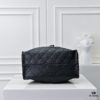 69304d33f09edb6de4c4e75a Upgraded Chanel 25C Style Hobo Bag in Quilted Calfskin - Vintage Hip Bag, Small Bucket Tote with Retro Gold-Tone Buckle Drawstring, Diamond Quilting, Classic Chain Design