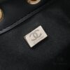 69304d6cf09edb6de4c4e79c Mini Chanel 25C Bag Hobo Suede Crossbody Bucket Bag with Vintage Coin Toggle Drawstring, Quilted Design, Retro Black and Gold Hardware, Classic Chain Strap