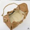 69304d70f09edb6de4c4e7a3 Mini Chanel 25C Bag Hobo Suede Crossbody Bucket Bag with Vintage Coin Toggle Drawstring, Diamond Quilting, Retro Black Gold Hardware, Classic Chain Design