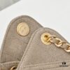69304d75f09edb6de4c4e7a9 Mini Chanel 25C Hobo Bag in Suede, Crossbody Bucket Bag with Vintage Coin Toggle Drawstring, Diamond Quilting, Retro Black-Gold Hardware, Classic Chain Design