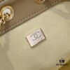 69304d79f09edb6de4c4e7ac Mini Chanel 25C Hobo Bag in Suede, Crossbody Bucket Bag with Vintage Coin Toggle Drawstring, Diamond Quilting, Retro Black-Gold Hardware, Classic Chain Design