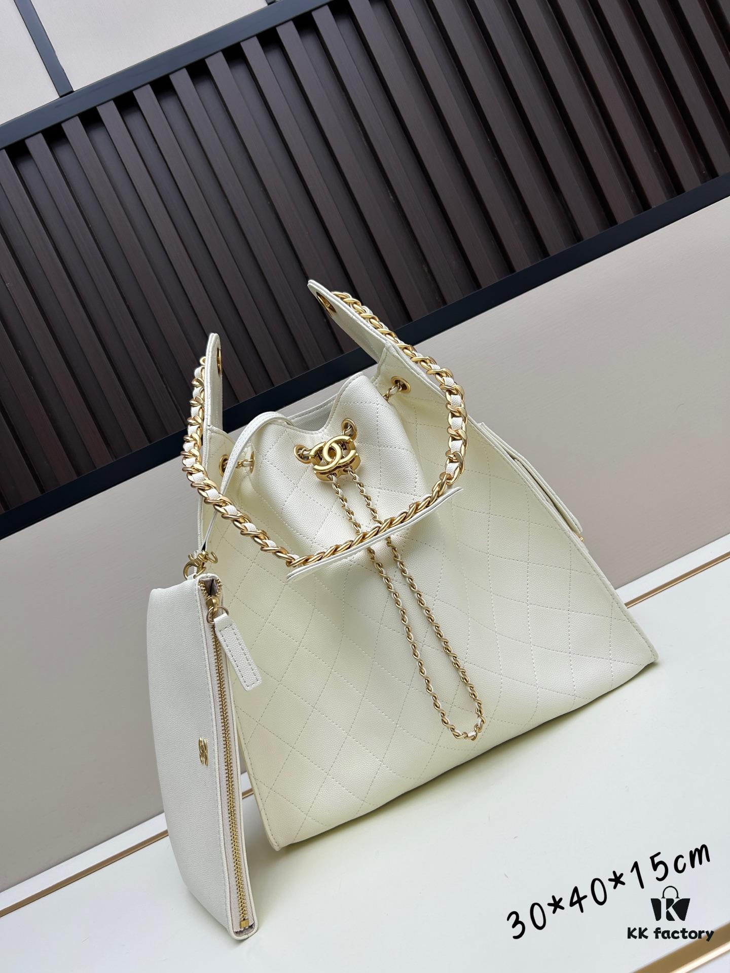 69304d8af09edb6de4c4e7c6 Large Vegan Leather, Suede-Like Texture, Upgraded Version of Chanel 25C Style Hobo Bag, Vintage-Inspired Bucket Bag with Drawstring Closure, Quilted Diamond Pattern, Retro Gold-Tone Hardware, Classic Chain Design