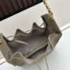 69304d99f09edb6de4c4e7d8 Large Size Suede, Frosted Upgrade Version Chanel 25C Hobo Bag, Vintage Coin Button Drawstring Bucket Bag with Diamond Quilting, Retro Black and Gold, Classic Chain Design