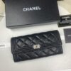 CHANEL Le Boy Long Wallet A80286 Lambskin Antique Silver Hardware, Original Quality, Full Packaging